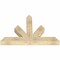 Ekena Millwork Saratoga Rough Sawn Timber Gable Bracket, Douglas Fir, 60"W x 40"H x 6"D x 6"F, 16/12 Pitch GBW060X40X0606SAR00RDF - alternate 3